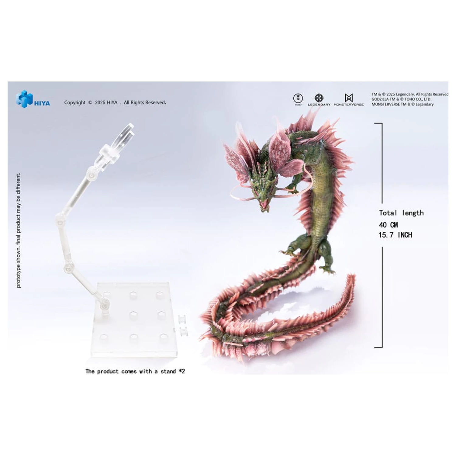 Godzilla x Kong The New Empire Izvrstna osnovna akcijska figura Tiamat 40 cm fotografija izdelka