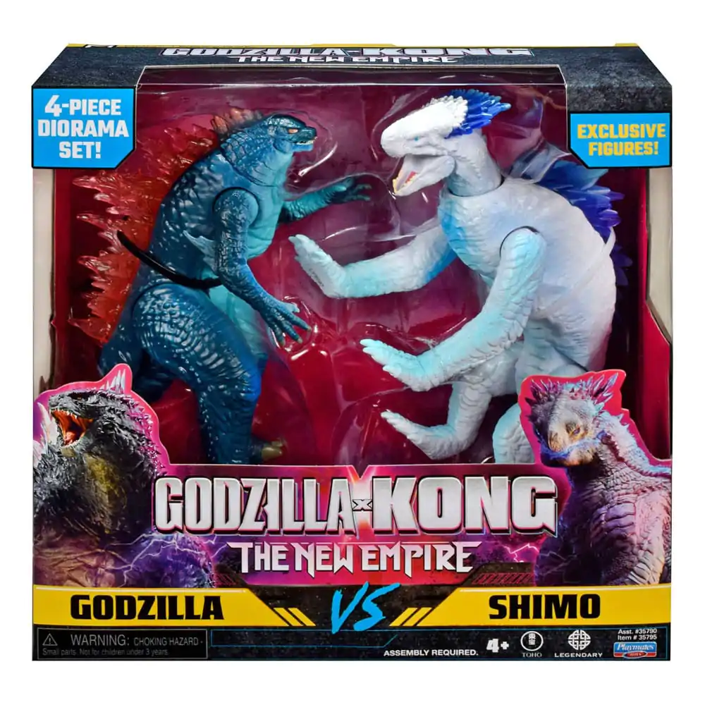 Godzilla x Kong: The New Empire Diorama 2-Pack Godzilla vs Shimo 15 cm fotografija izdelka