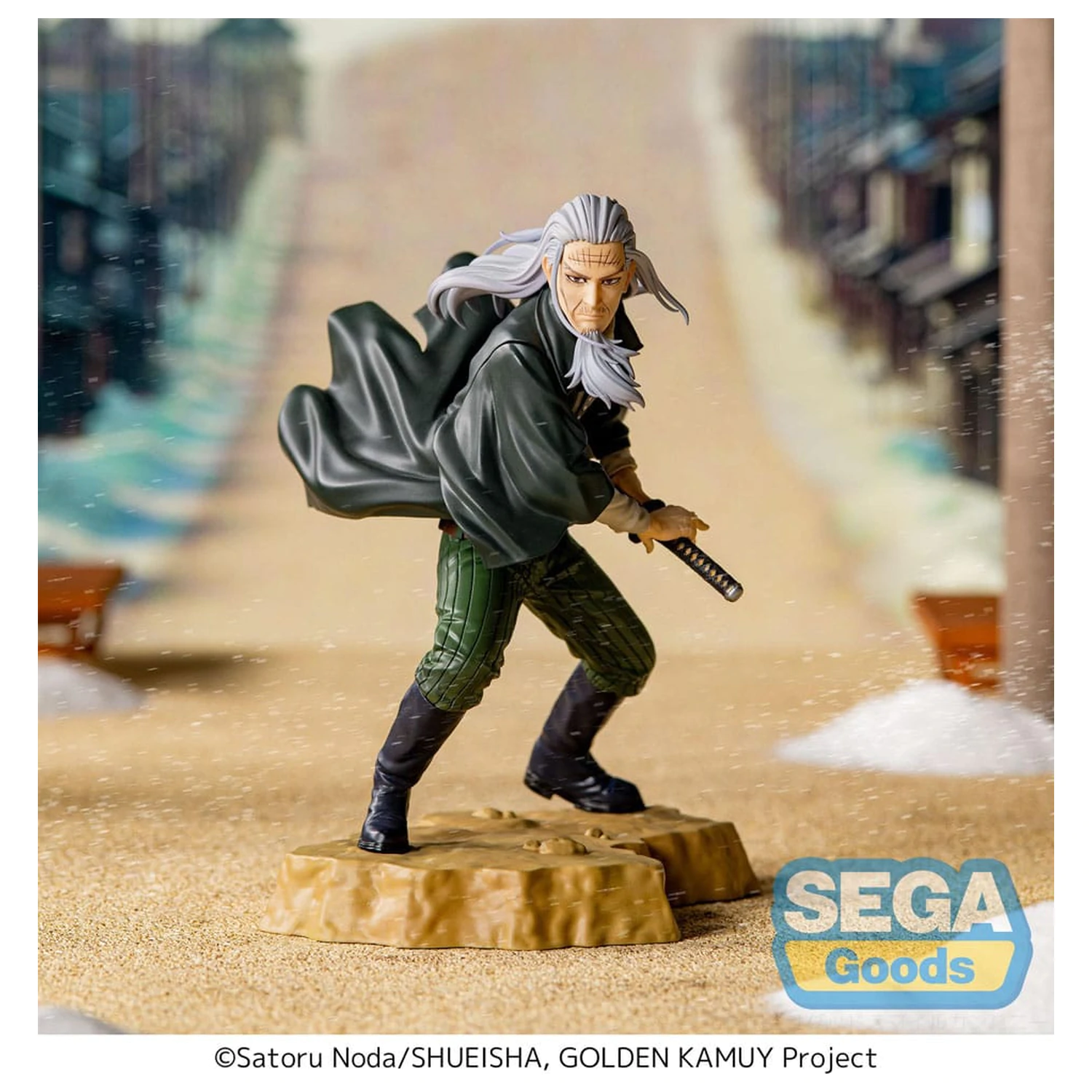 Golden Kamuy Xross Link Anime PVC kip Toshizo Hijikata 13 cm fotografija izdelka