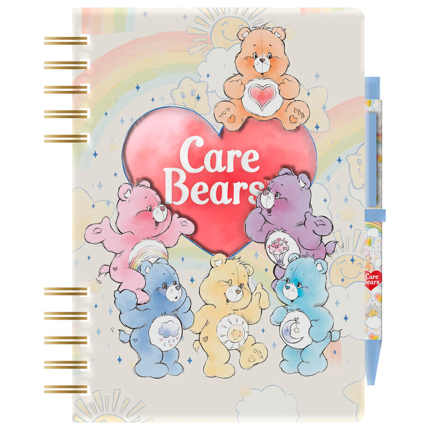 Care Bears A5 zvezek + kemični svinčnik in nalepke fotografija izdelka