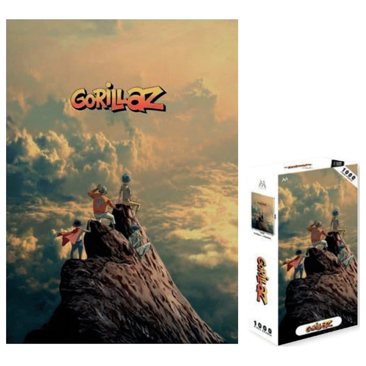 Gorillaz puzzle (1000 kosov) fotografija izdelka