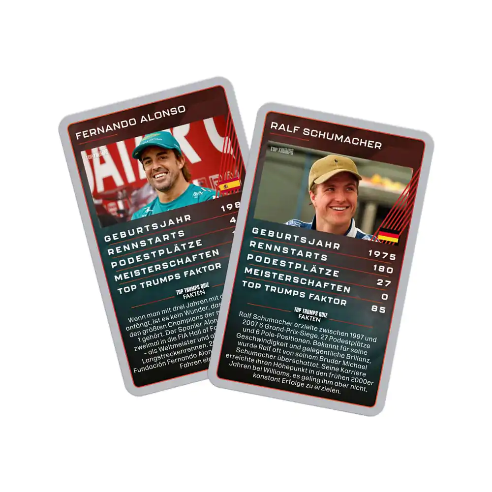 Grand Prix Helden Igra s kartami Top Trumps Collectables *nemška različica* fotografija izdelka