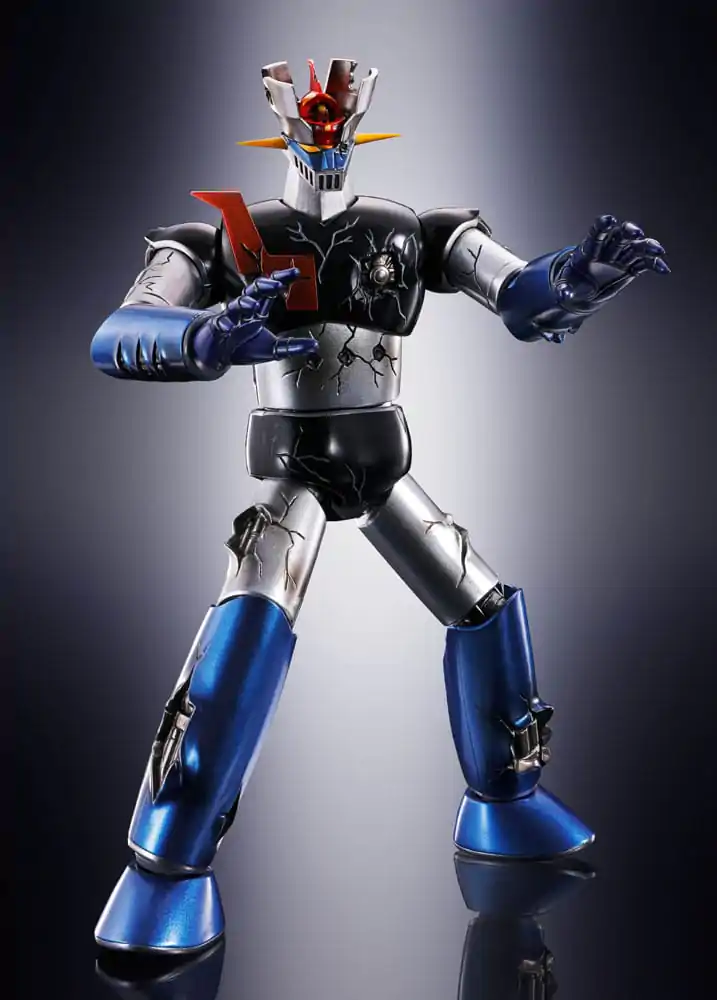 Great Mazinger Soul of Chogokin Diecast akcijska figura GX-105D Great Mazinger Z Kakumei Shinka Damage Ver. 17 cm fotografija izdelka