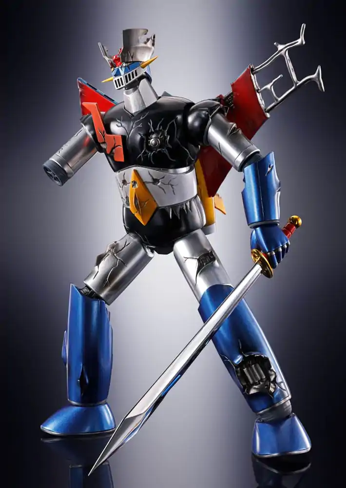 Great Mazinger Soul of Chogokin Diecast akcijska figura GX-105D Great Mazinger Z Kakumei Shinka Damage Ver. 17 cm fotografija izdelka