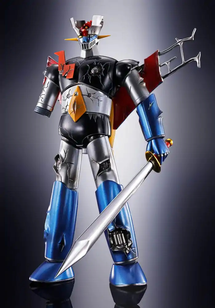 Great Mazinger Soul of Chogokin Diecast akcijska figura GX-105D Great Mazinger Z Kakumei Shinka Damage Ver. 17 cm fotografija izdelka