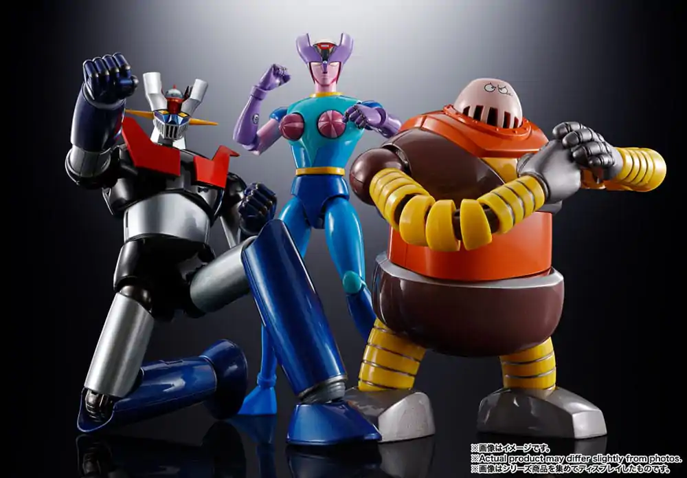 Great Mazinger Z Soul of Chogokin Diecast akcijske figure GX-108 Rhein & GX-11R Dianan A Set 17 cm fotografija izdelka