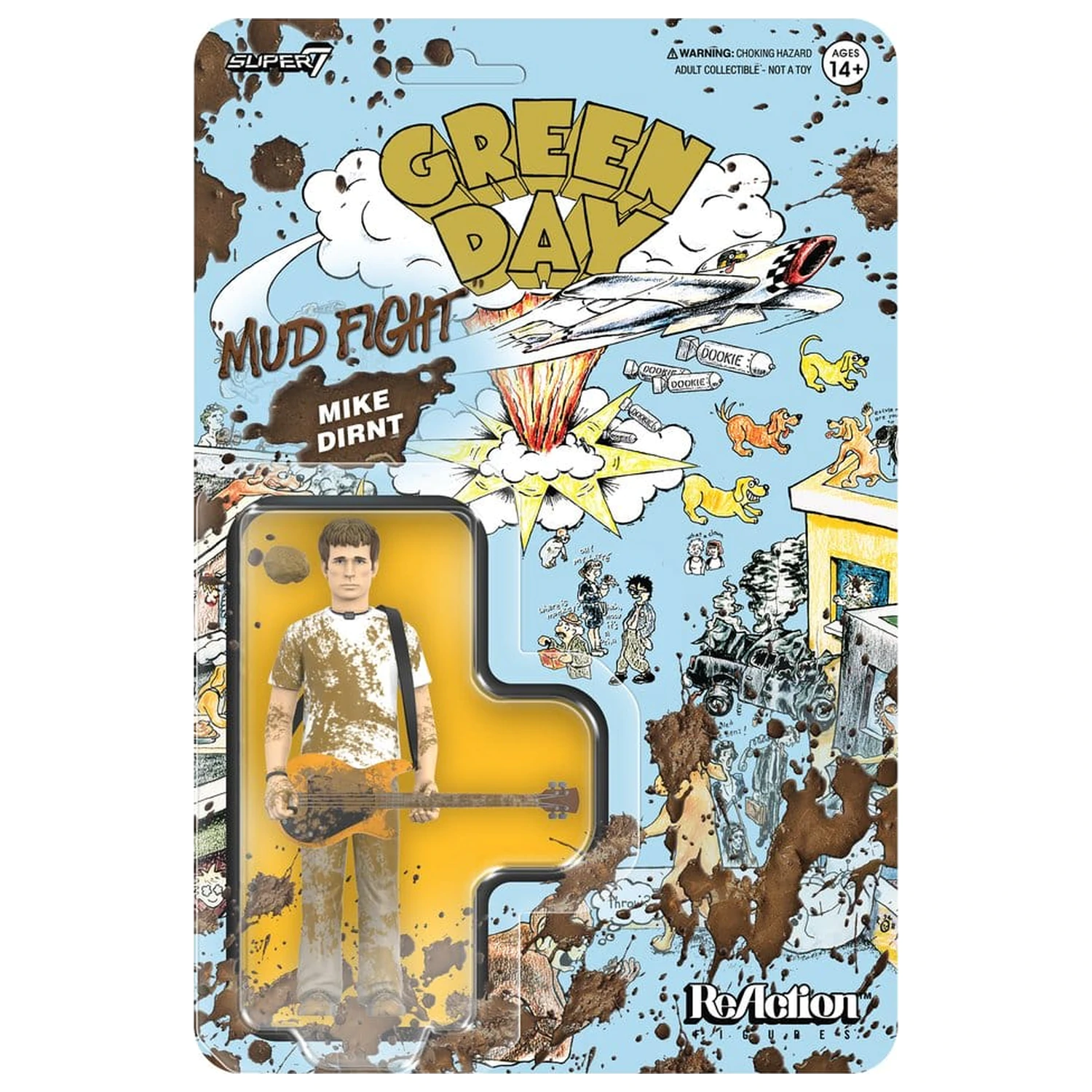 Green Day ReAction figurica Wave 01 Mike Dirnt (Mud Fight) fotografija izdelka