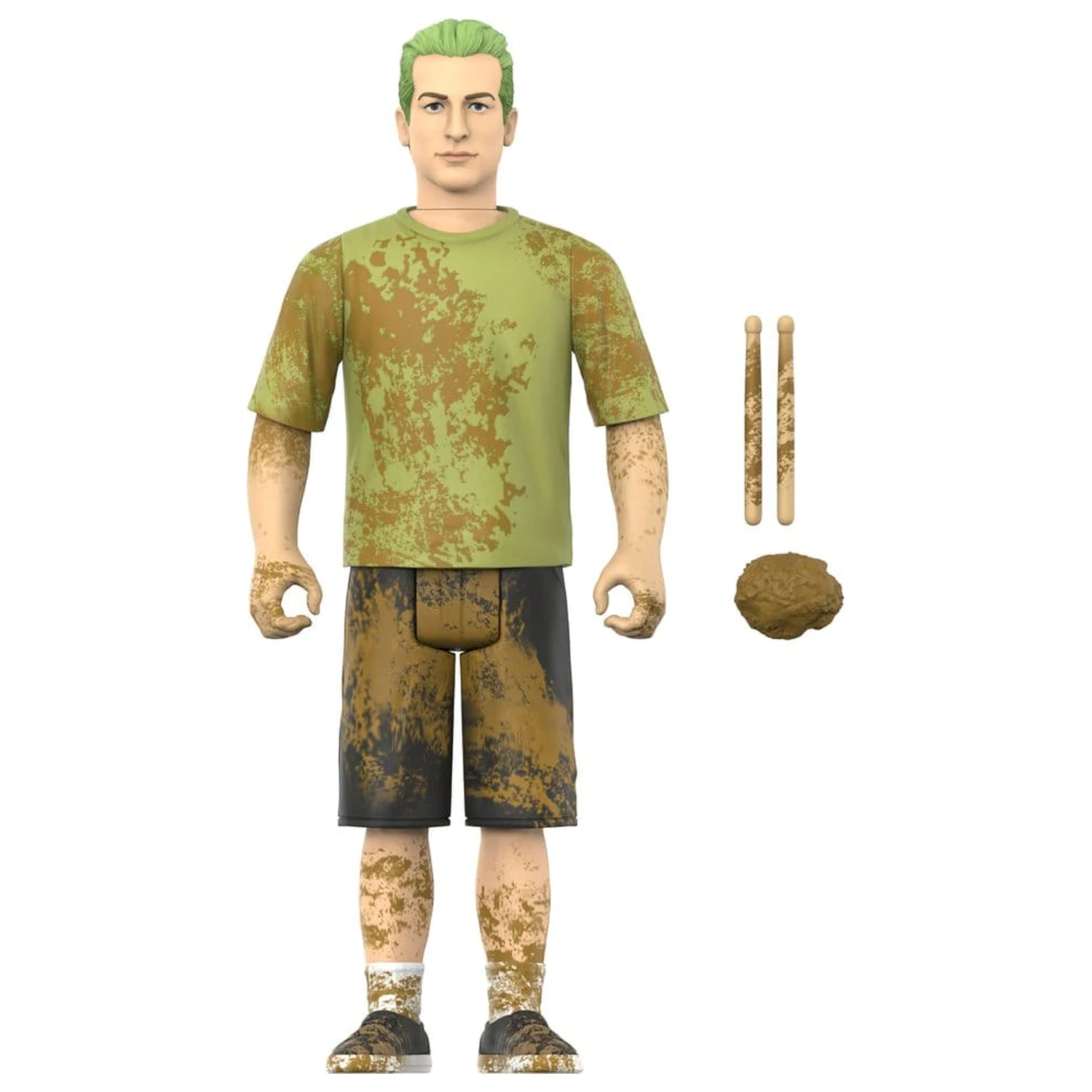 Green Day ReAction akcijska figura val 01 Tré Cool (Mud Fight) fotografija izdelka