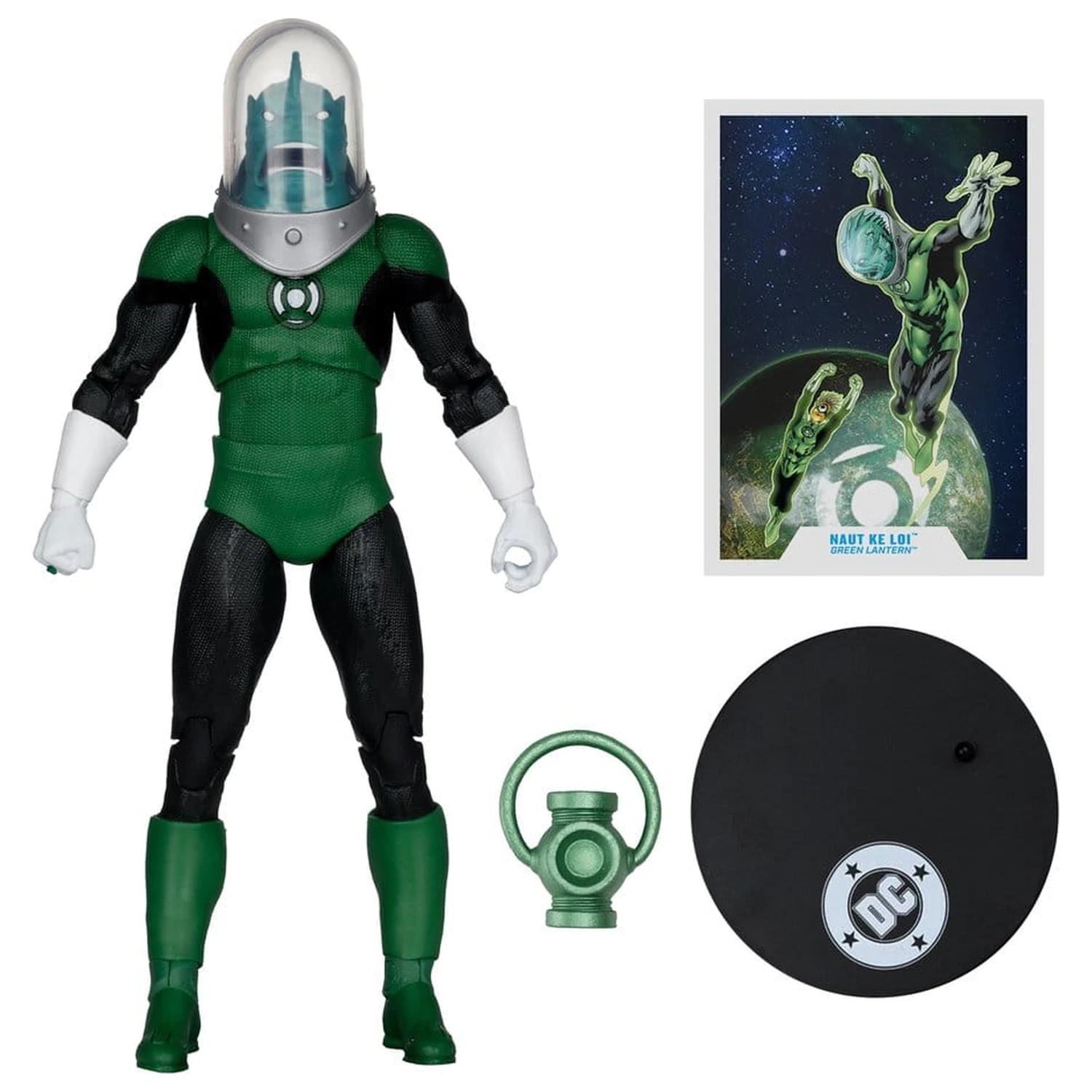 Green Lantern DC Multiverse akcijska figura Naut Ke Loi 19 cm fotografija izdelka