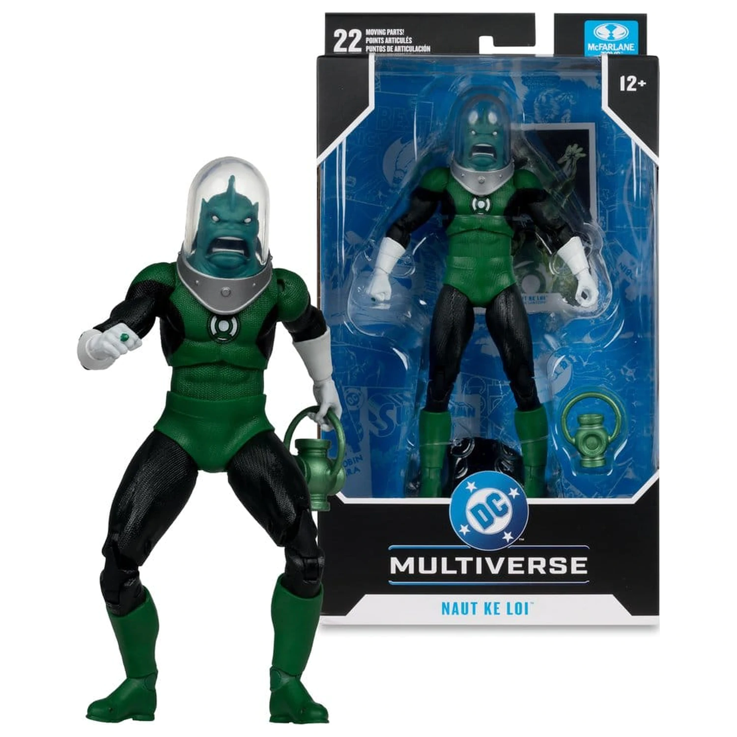 Green Lantern DC Multiverse akcijska figura Naut Ke Loi 19 cm fotografija izdelka
