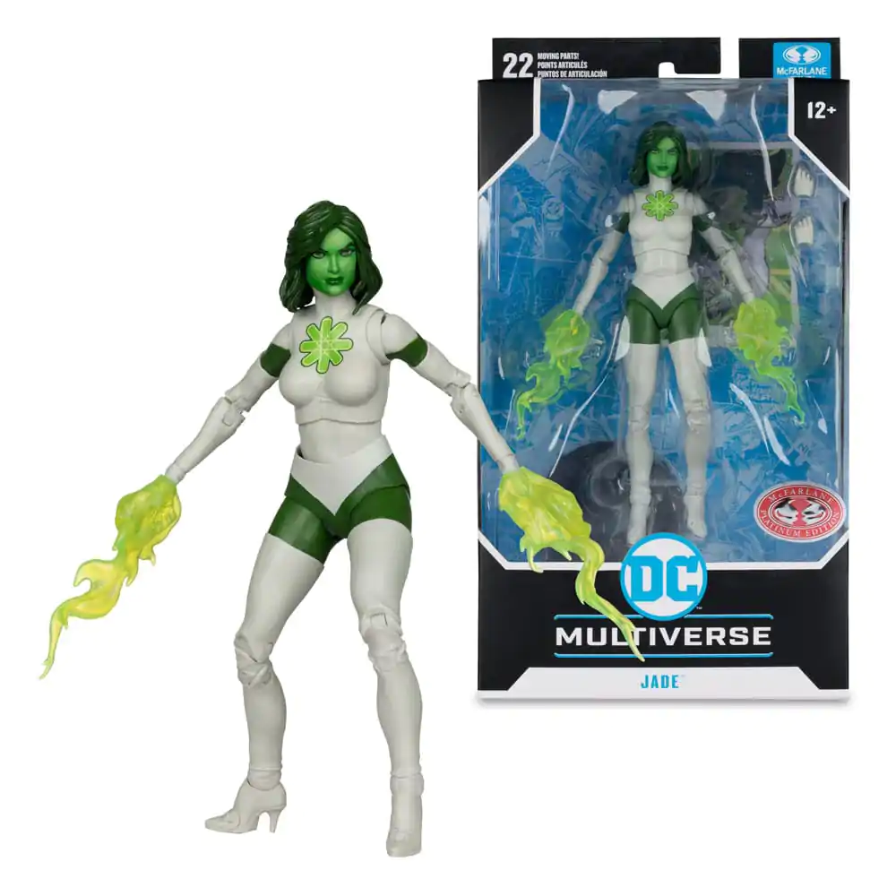 Green Latern Corps DC Multiverse Akcijska figura Jade (Red Platinum Edition) 17 cm fotografija izdelka
