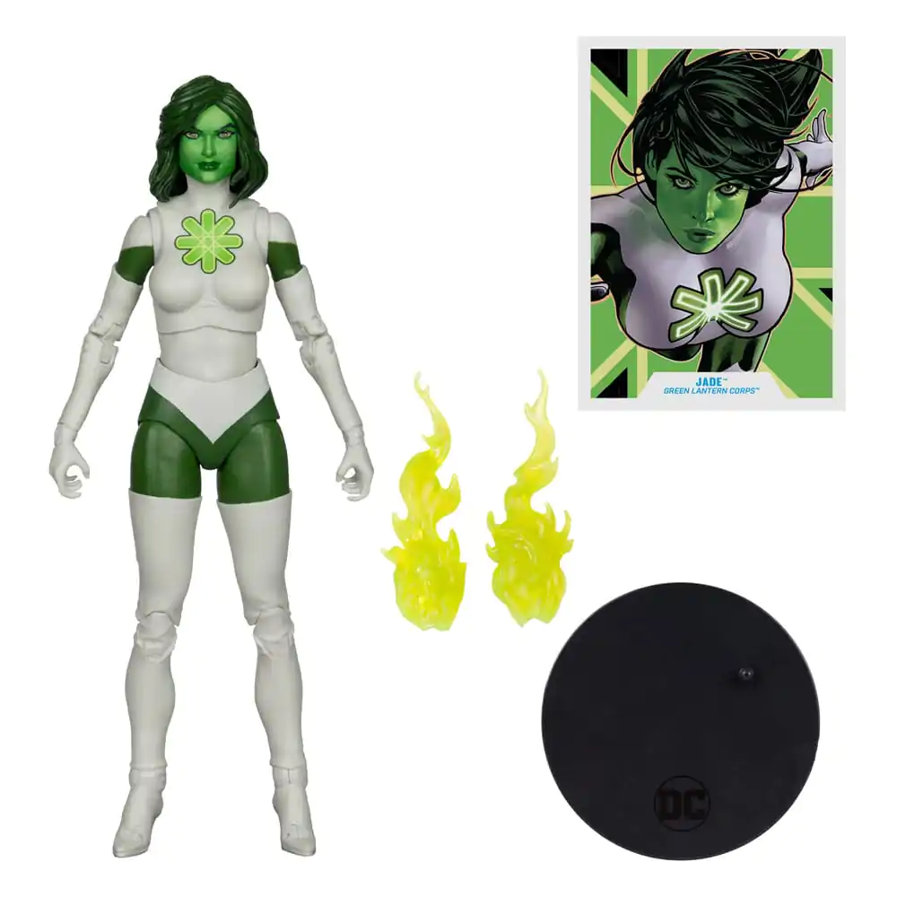Green Latern Corps DC Multiverse Akcijska figura Jade (Red Platinum Edition) 17 cm fotografija izdelka