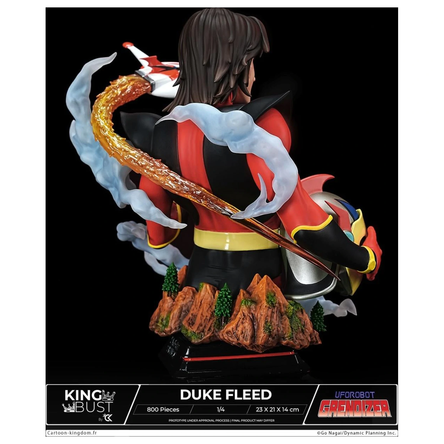 Grendizer Duke Fleed King doprsni kip 1/4 23 cm fotografija izdelka