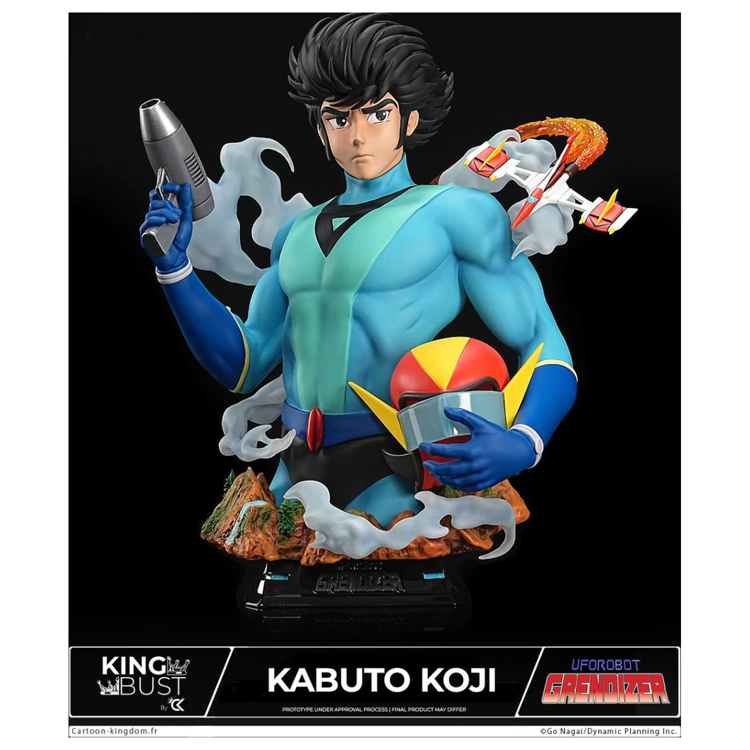 Grendizer Kabuto Koji King doprsni kip 1/4 23 cm fotografija izdelka