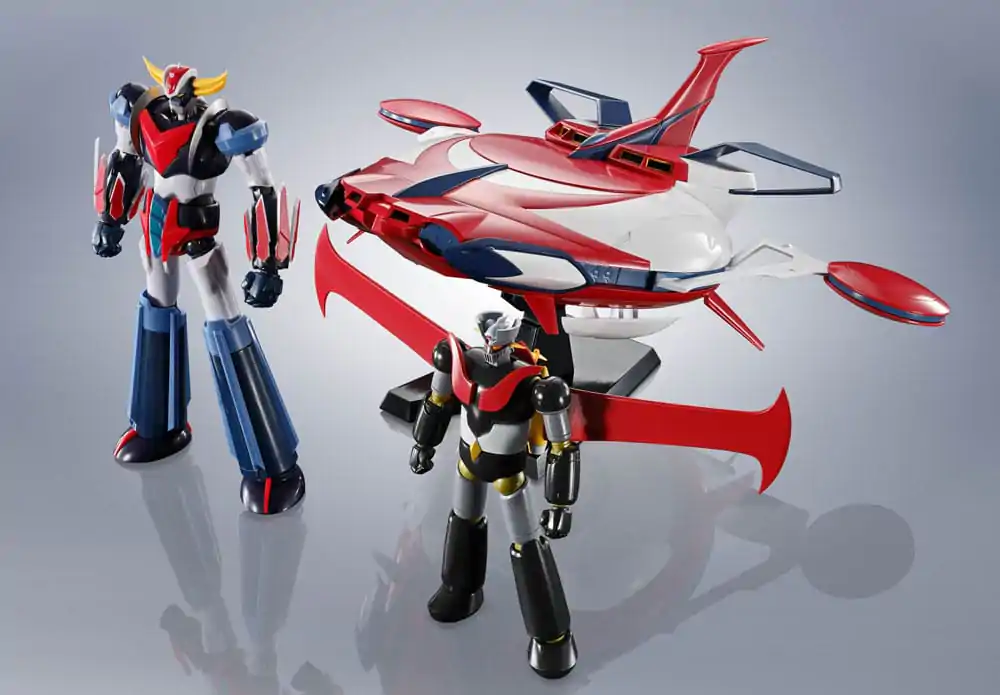 Grendizer U Robot Spirits akcijske figure, 2-Pack Spazer & Mazinger Z Side Super 15 cm fotografija izdelka