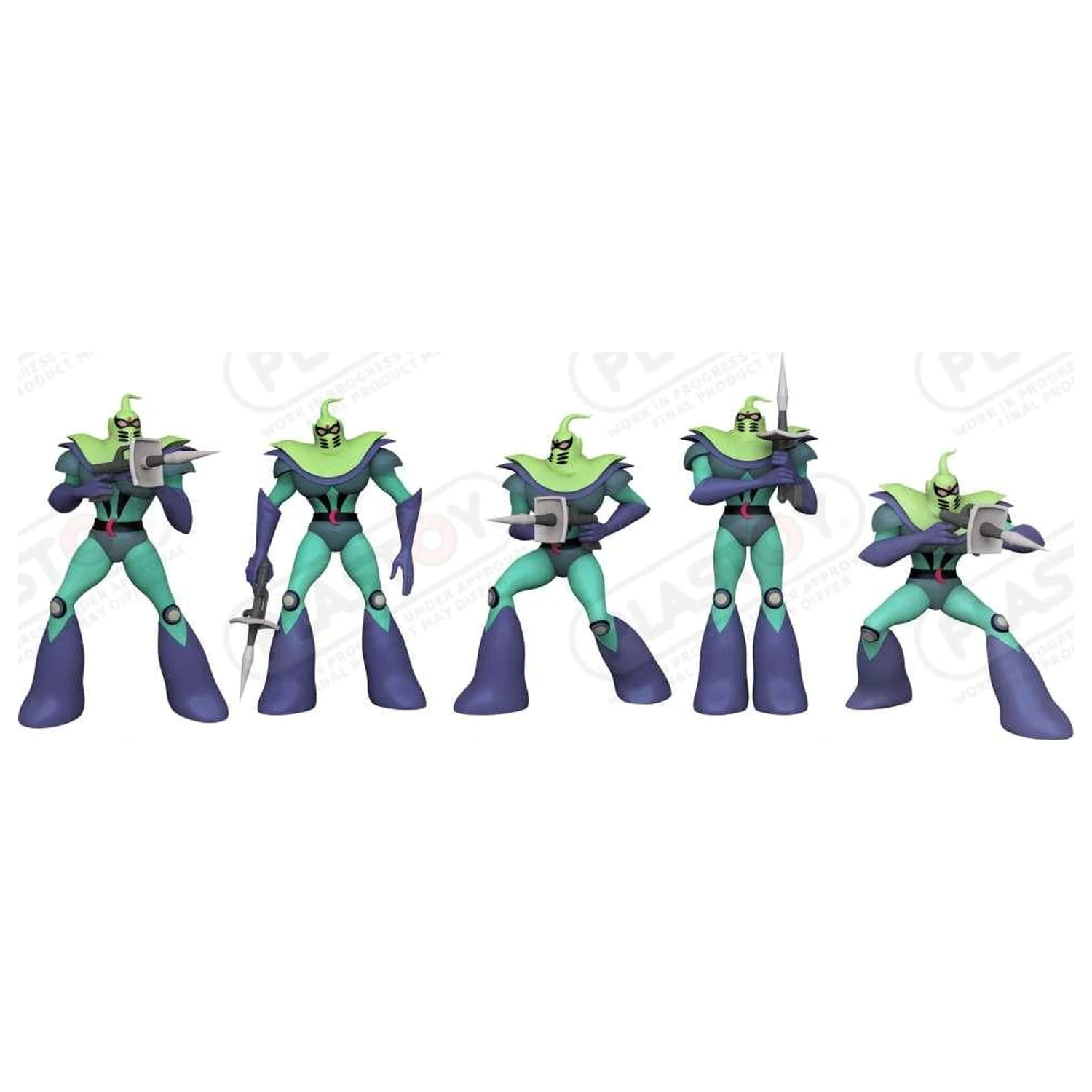 Grendizer Vegan Soldiers komplet 5 figur 7cm fotografija izdelka