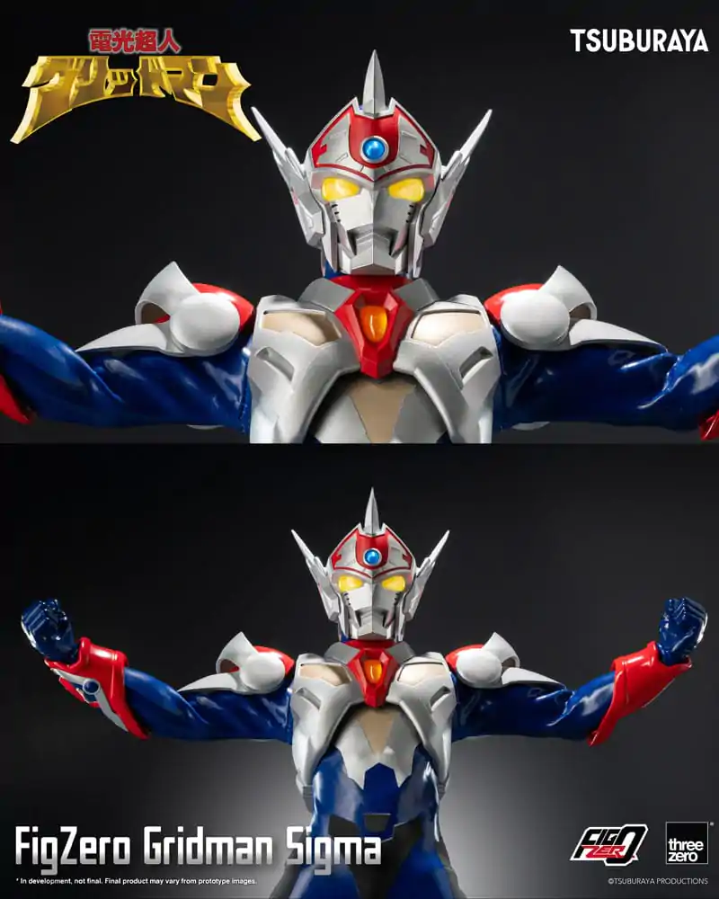 Gridman the Hyper Agent: Revenge of Neo Evil Lord FigZero akcijska figura Gridman Sigma 30 cm fotografija izdelka