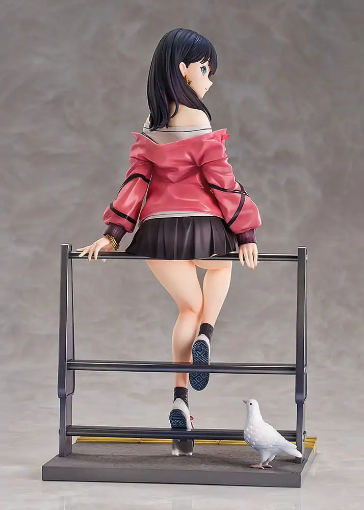 Gridman Universe PVC Kip 1/7 Rikka Takarada: Blue Sky Station 21 cm fotografija izdelka