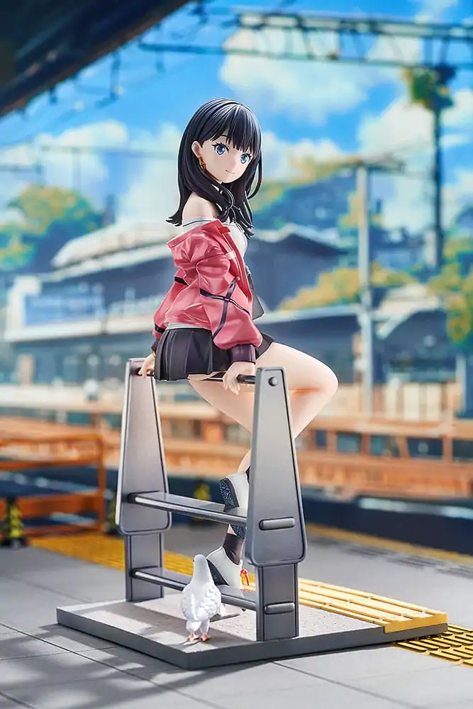 Gridman Universe PVC Kip 1/7 Rikka Takarada: Blue Sky Station 21 cm fotografija izdelka