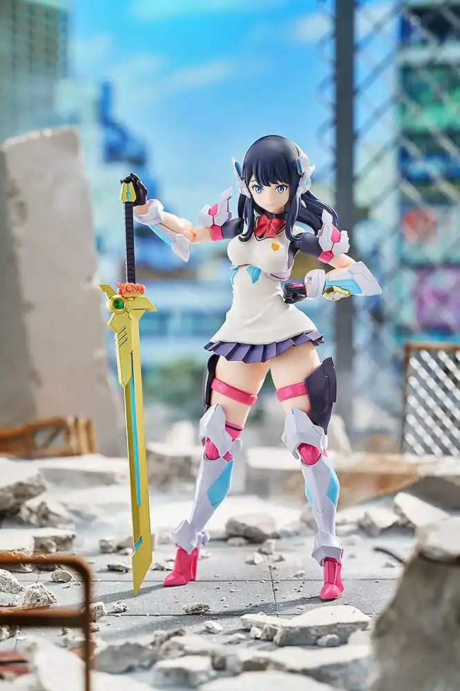 Gridman Universe Figma akcijska figura Hyper Body Rikka Takarada (Grid Tector Ver.) 15 cm fotografija izdelka