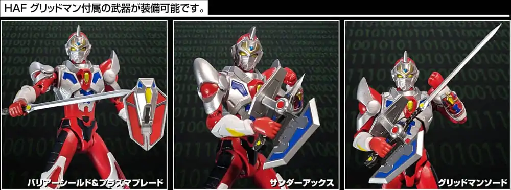 Gridman Universe HAF akcijska figura Gridman Animation Style 17 cm fotografija izdelka