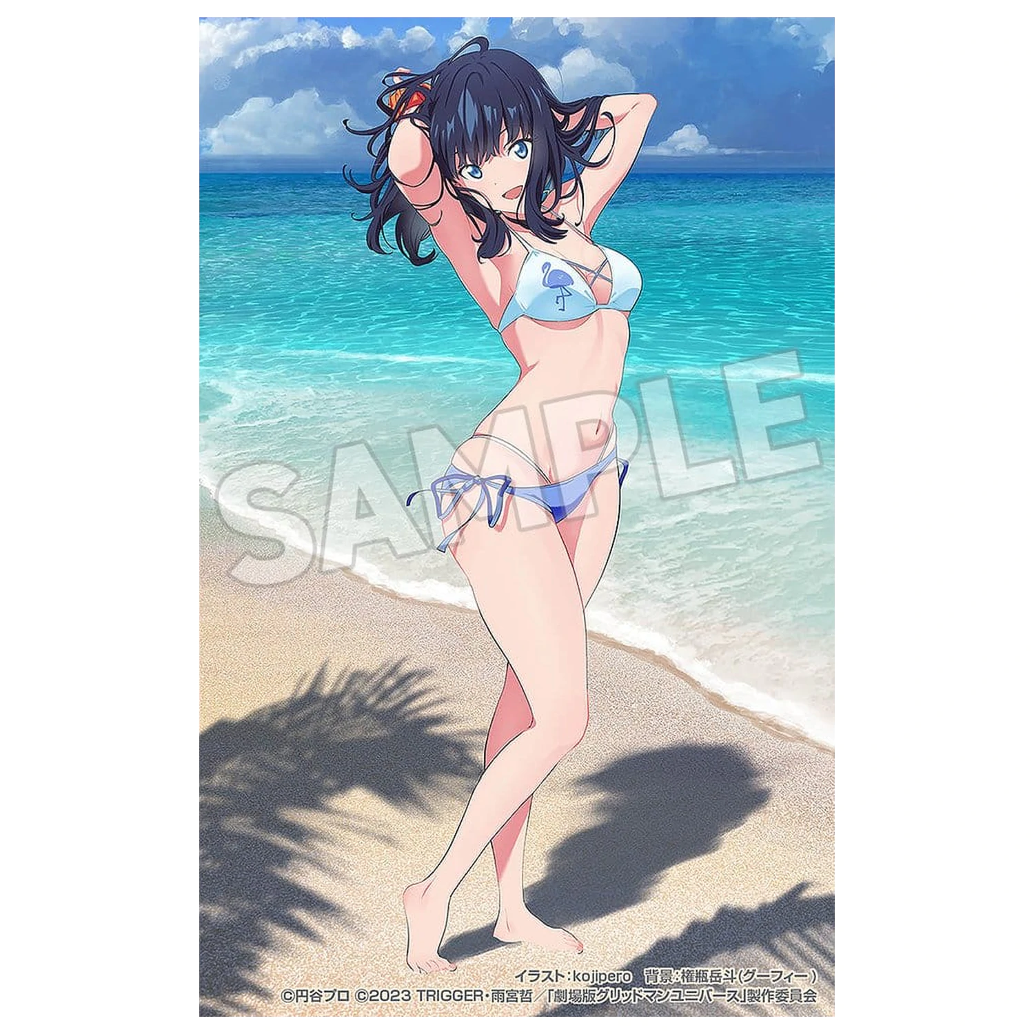 Gridman Universe Pop Up Parade PVC kip Beach Queens Rikka Takarada Ver. L velikost 22 cm fotografija izdelka