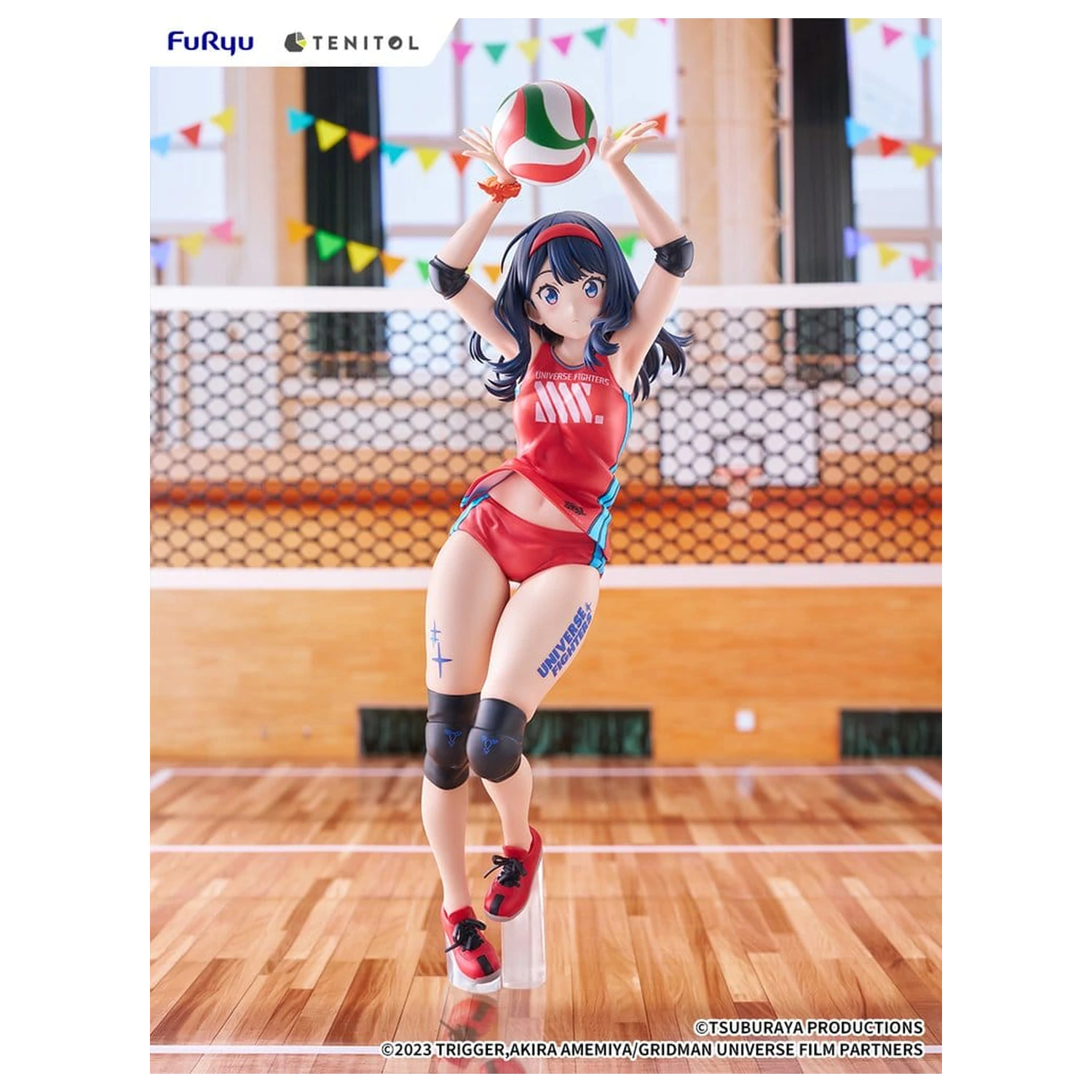 Gridman Universe Tenitol visoka PVC figura Rikka Takarada Sportswear Ver. 36 cm fotografija izdelka