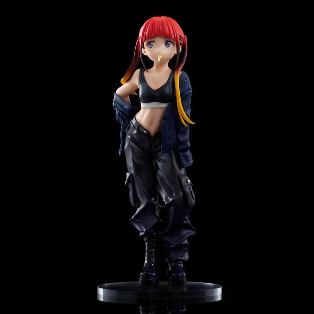 Gridman Universe Zozo Black Collection PVC Kip Chise Asukagawa 21 cm fotografija izdelka