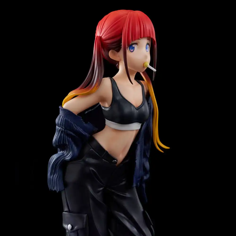 Gridman Universe Zozo Black Collection PVC Kip Chise Asukagawa 21 cm fotografija izdelka