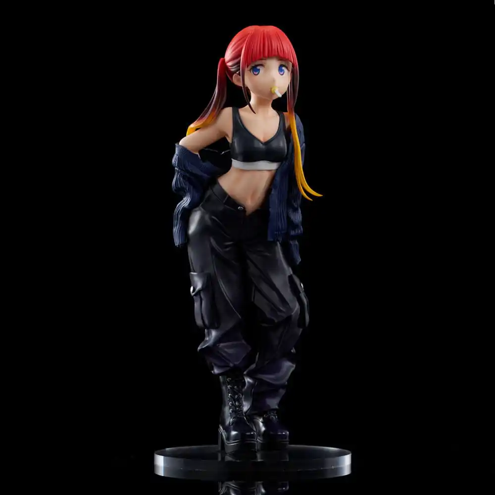 Gridman Universe Zozo Black Collection PVC Kip Chise Asukagawa 21 cm fotografija izdelka