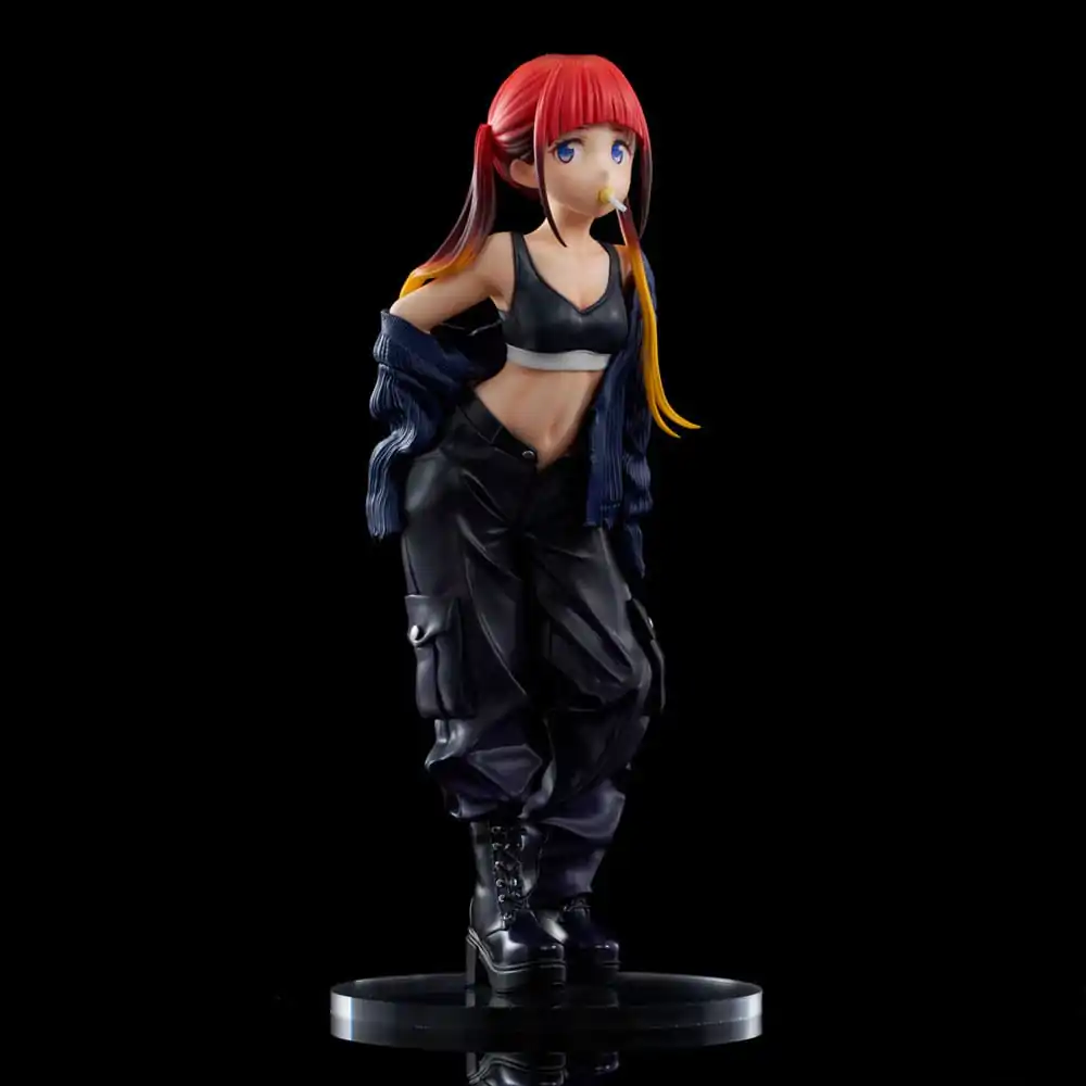 Gridman Universe Zozo Black Collection PVC Kip Chise Asukagawa 21 cm fotografija izdelka