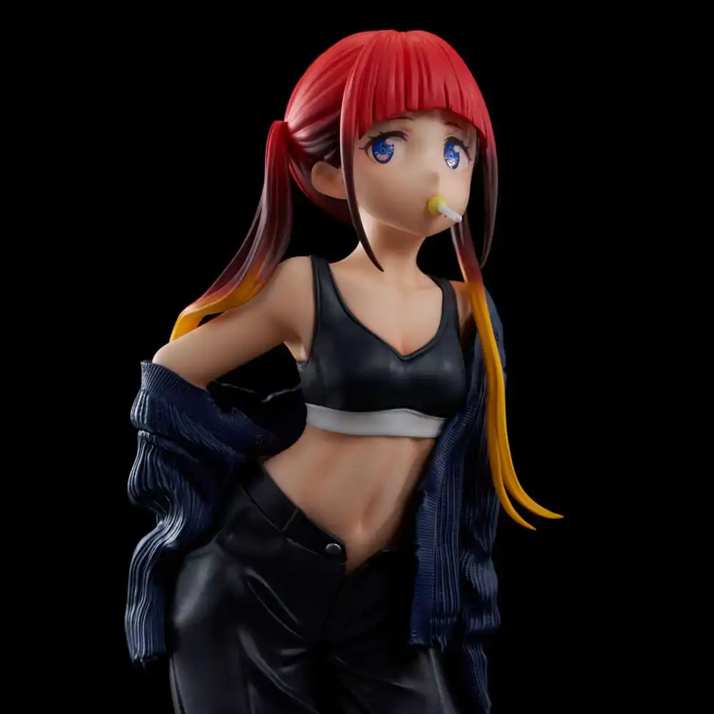 Gridman Universe Zozo Black Collection PVC Kip Chise Asukagawa 21 cm fotografija izdelka