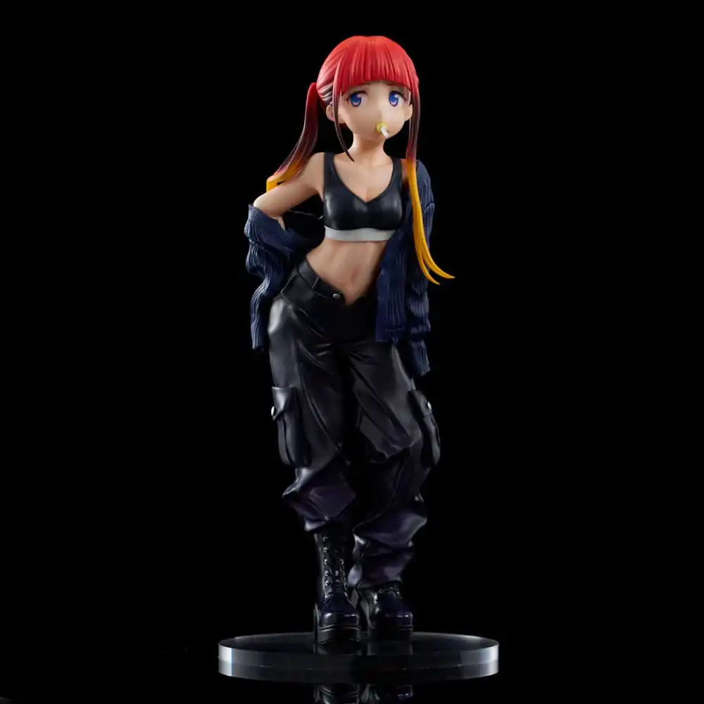 Gridman Universe Zozo Black Collection PVC Kip Chise Asukagawa 21 cm fotografija izdelka