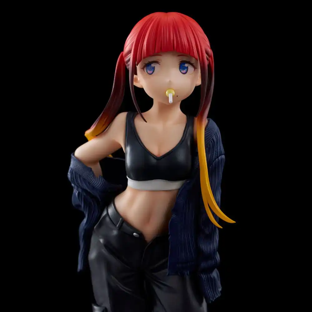 Gridman Universe Zozo Black Collection PVC Kip Chise Asukagawa 21 cm fotografija izdelka