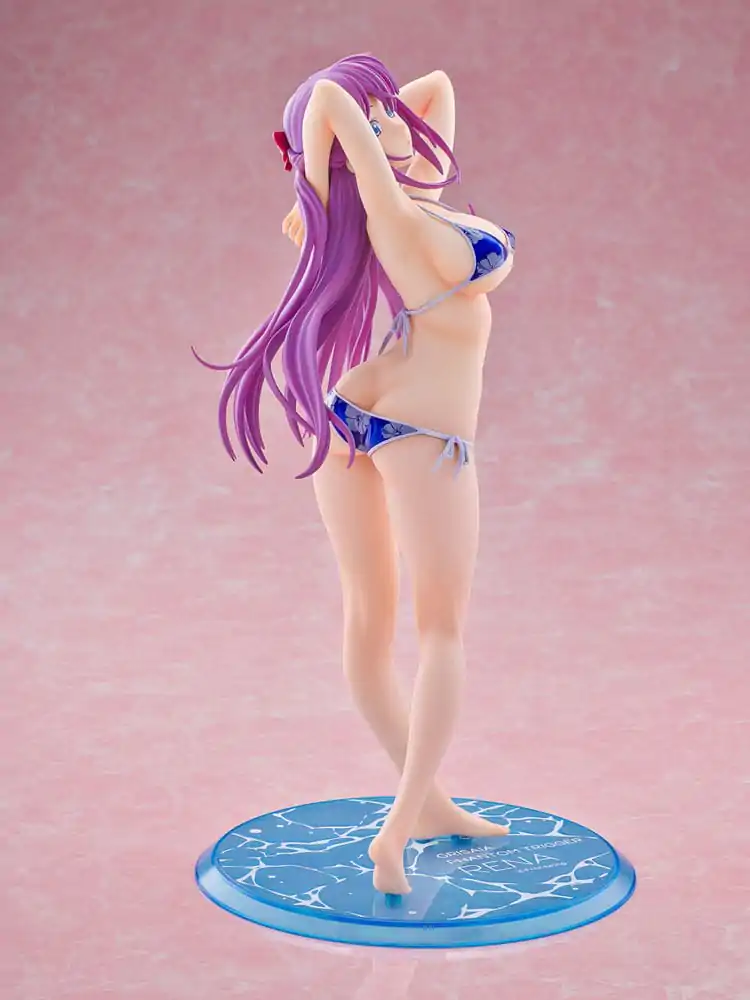 Grisaia Phantom Trigger PVC Kip 1/6 Rena Fukami Metallic Blue Ver. 28 cm fotografija izdelka