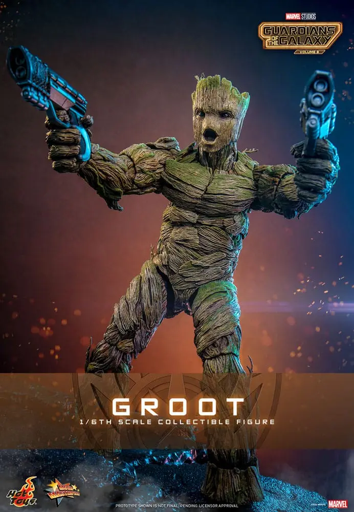 Guardians of the Galaxy Vol. 3 Movie Masterpiece akcijska figura 1/6 Groot 32 cm fotografija izdelka