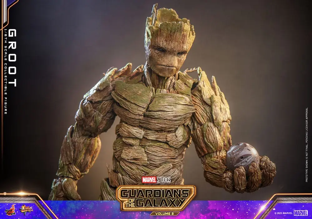 Guardians of the Galaxy Vol. 3 Movie Masterpiece akcijska figura 1/6 Groot 32 cm fotografija izdelka