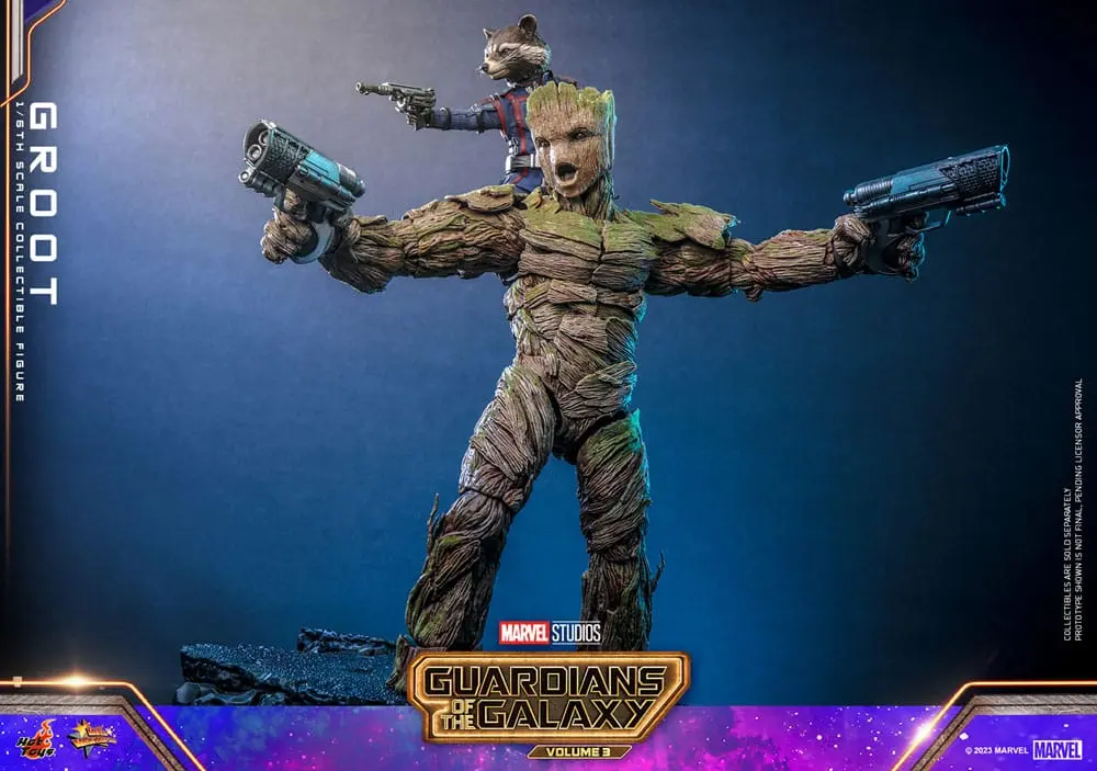 Guardians of the Galaxy Vol. 3 Movie Masterpiece akcijska figura 1/6 Groot 32 cm fotografija izdelka