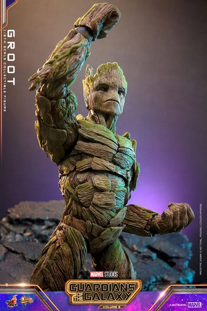 Guardians of the Galaxy Vol. 3 Movie Masterpiece akcijska figura 1/6 Groot 32 cm fotografija izdelka