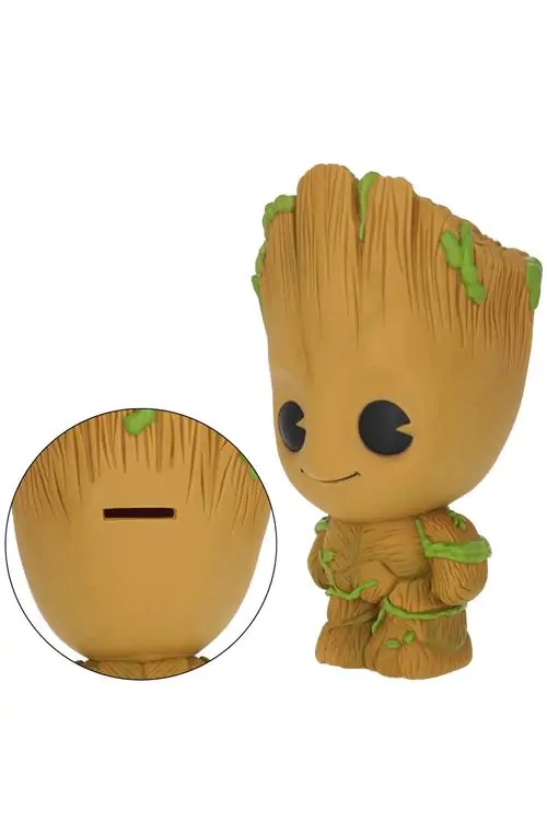 Guardians of the Galaxy Figural Bank Deluxe Box Set Groot - figurasta denarnica, luksuzni set v škatli fotografija izdelka