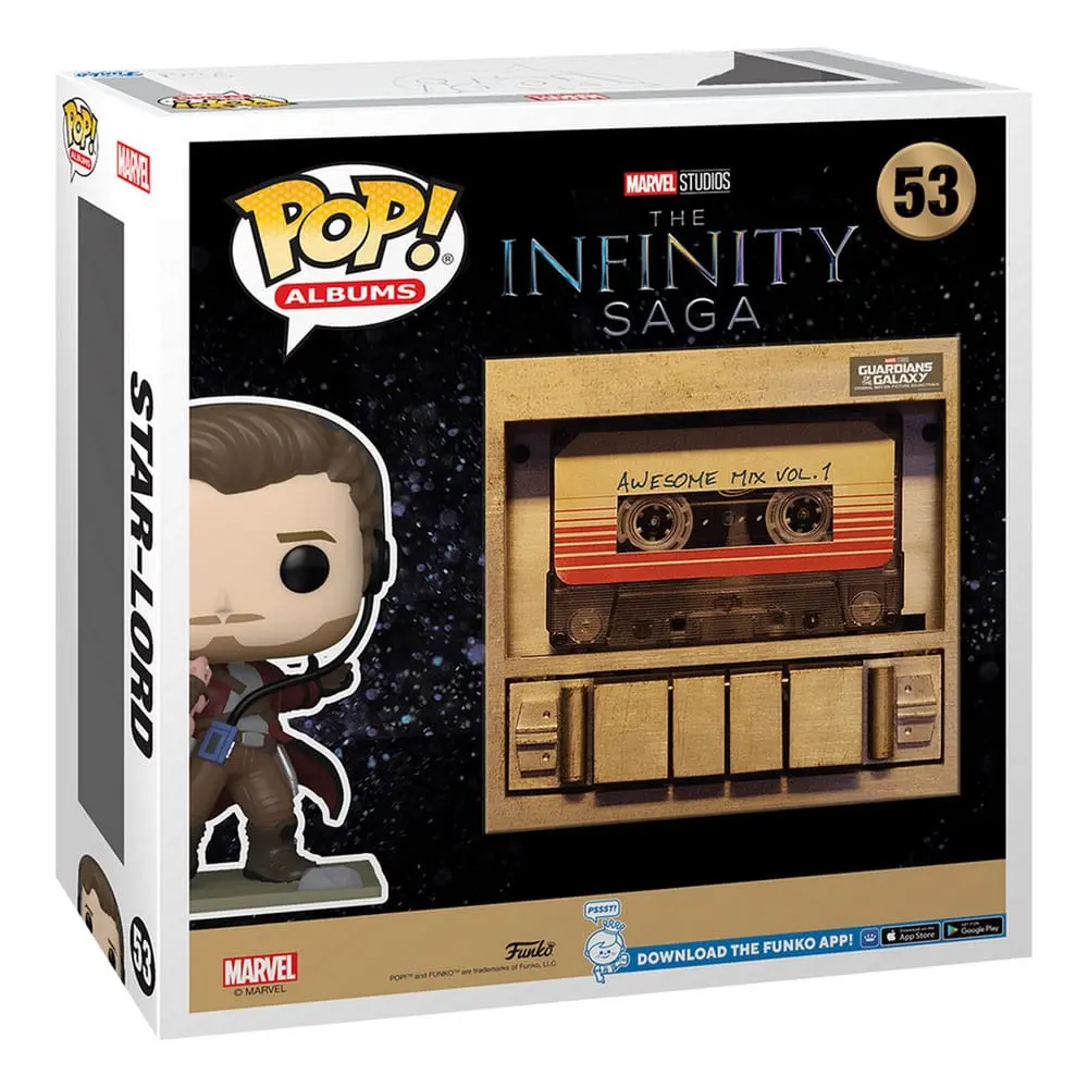 Guardians of the Galaxy POP! Albums Vinil Figura Awesome Mix 9 cm fotografija izdelka