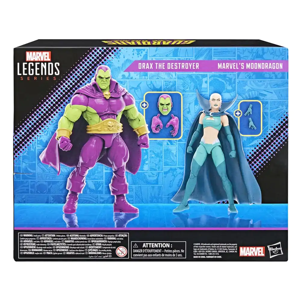 Guardians of the Galaxy Marvel Legends akcijska figura 2-Pack Drax the Destroyer & Marvel's Moondragon 15 cm fotografija izdelka