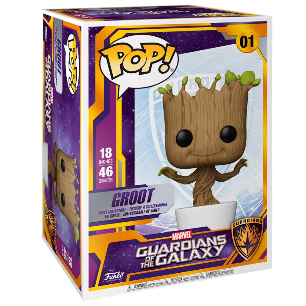 Guardians of the Galaxy Super Sized POP! Marvel Vinyl Figure Plešoči Groot 46 cm fotografija izdelka