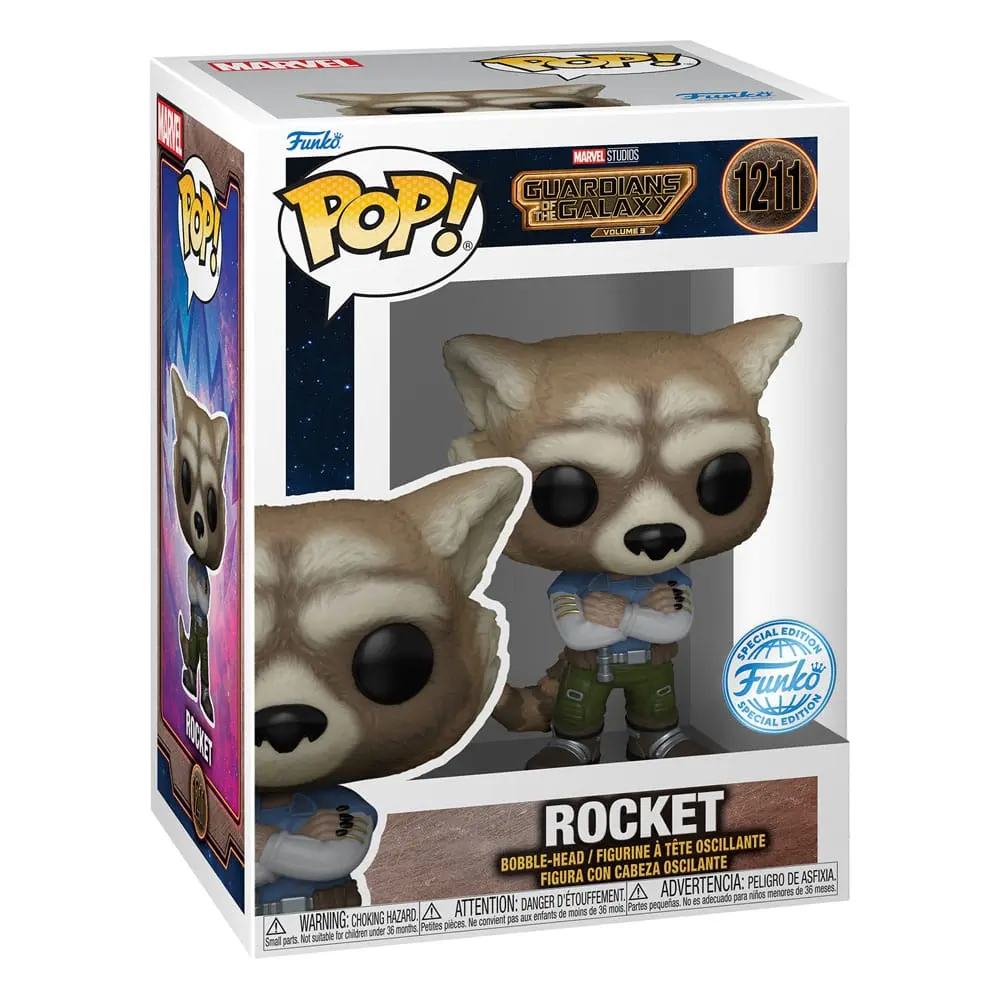 Guardians of the Galaxy Vol. 3 POP! Marvel Vinyl Figura Rocket Special Edition heo EU Exclusive 9 cm fotografija izdelka