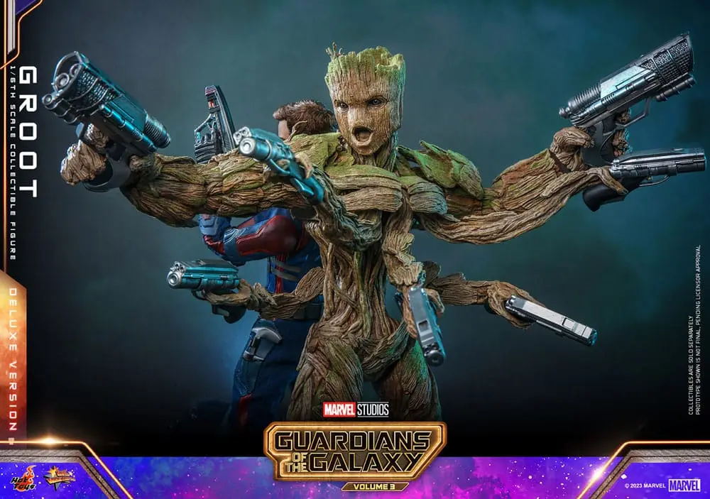 Guardians of the Galaxy Vol. 3 Movie Masterpiece akcijska figura 1/6 Groot (Deluxe Version) 32 cm fotografija izdelka