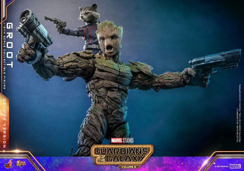 Guardians of the Galaxy Vol. 3 Movie Masterpiece akcijska figura 1/6 Groot (Deluxe Version) 32 cm fotografija izdelka