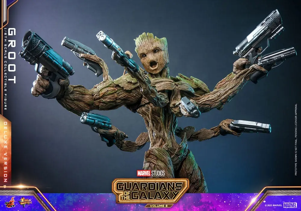 Guardians of the Galaxy Vol. 3 Movie Masterpiece akcijska figura 1/6 Groot (Deluxe Version) 32 cm fotografija izdelka