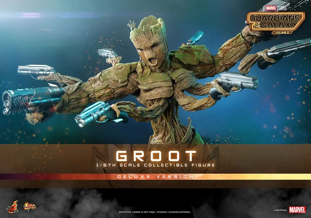 Guardians of the Galaxy Vol. 3 Movie Masterpiece akcijska figura 1/6 Groot (Deluxe Version) 32 cm fotografija izdelka