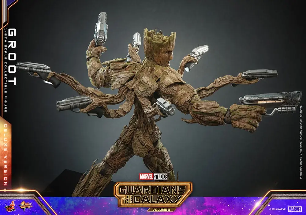 Guardians of the Galaxy Vol. 3 Movie Masterpiece akcijska figura 1/6 Groot (Deluxe Version) 32 cm fotografija izdelka