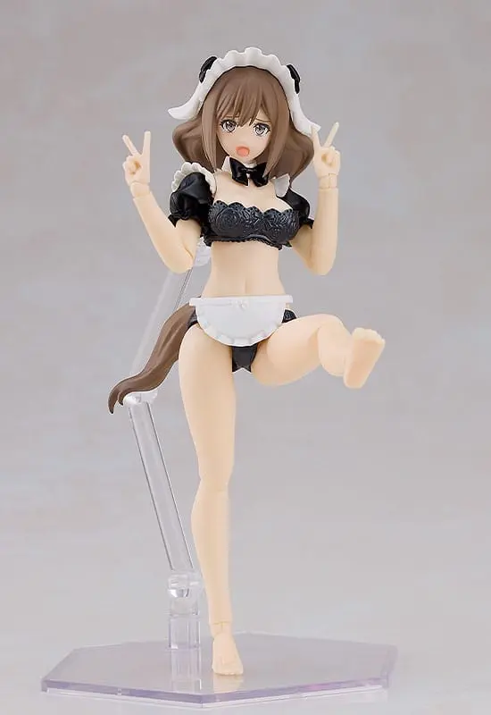 Guilty Princess Plastic Model Kit PLAMAX GP-07 Underwear Body Girl Ran & Jelly: Maid Ver. Set 16 cmGuilty Princess plastični model komplet PLAMAX GP-07 Underwear Body Girl Ran & Jelly: Maid Ver. Set 16 cm fotografija izdelka